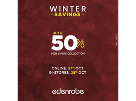 Edenrobe Sale UP TO 50% off on Kids and Men's Collection
